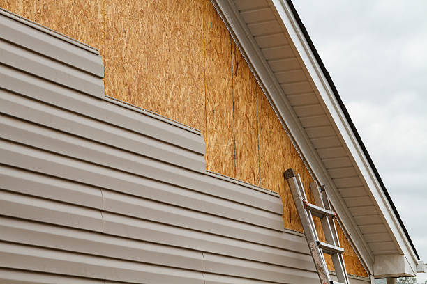 Professional Siding technician working in Port Orange, FL